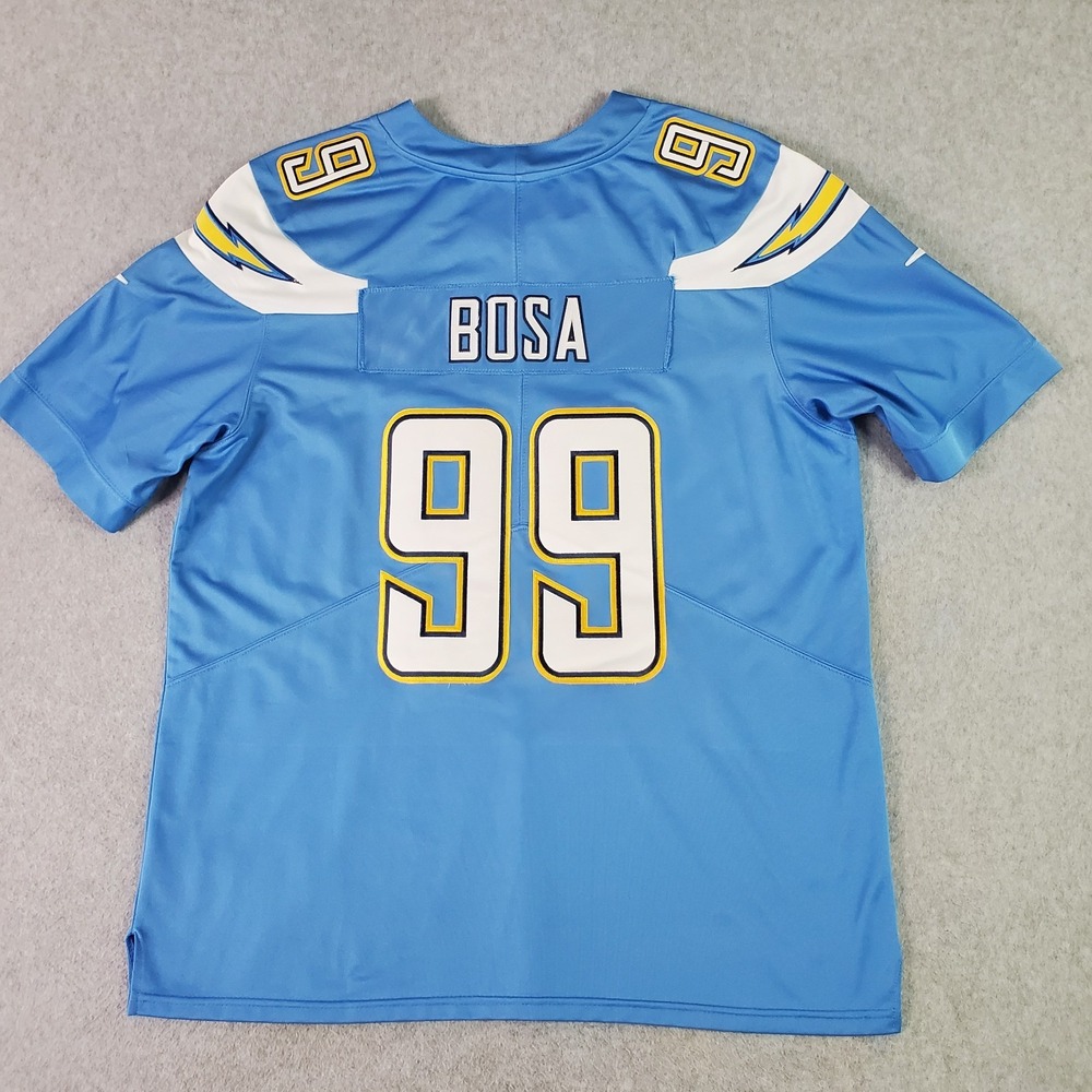 Nike Los Angeles Chargers Jersey Mens 2XL Blue NFL Players Joey Bosa 99 On Field - Picture 2 of 16